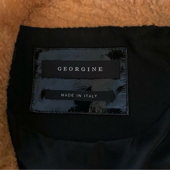 RARE Georgine Newton Wool leather Coat - Picture 7 of 16